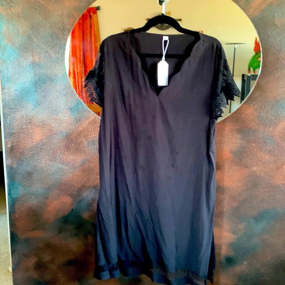 Black lace sundress